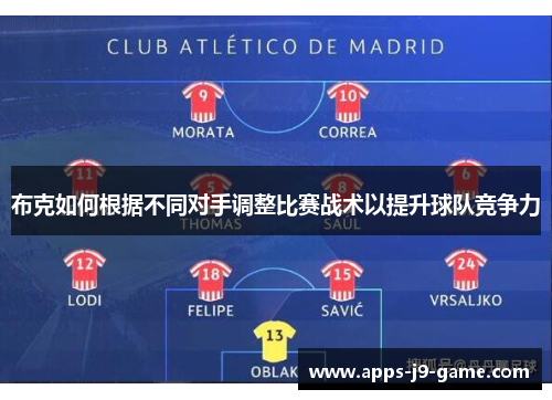 布克如何根据不同对手调整比赛战术以提升球队竞争力 布克如何根据不同对手调整比赛战术以提升球队竞争力